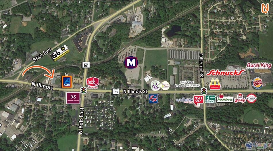 1604 N Illinois St, Swansea, IL for sale - Aerial - Image 2 of 8