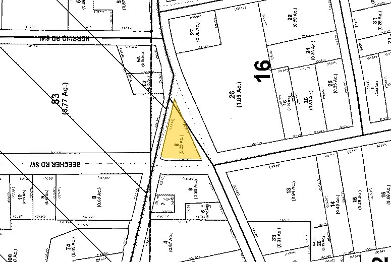 2287 Cascade Rd, Atlanta, GA for sale Plat Map- Image 1 of 1