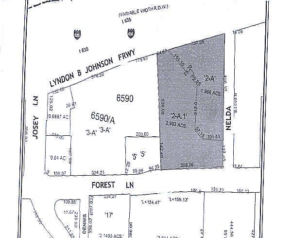 2964 LBJ Fwy, Dallas, TX for sale - Plat Map - Image 1 of 1