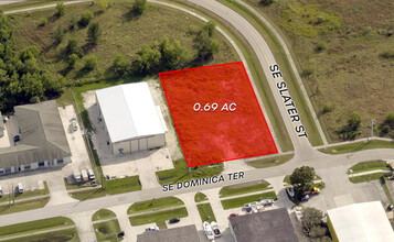 2970 SE Dominica Ter, Stuart, FL - aerial  map view