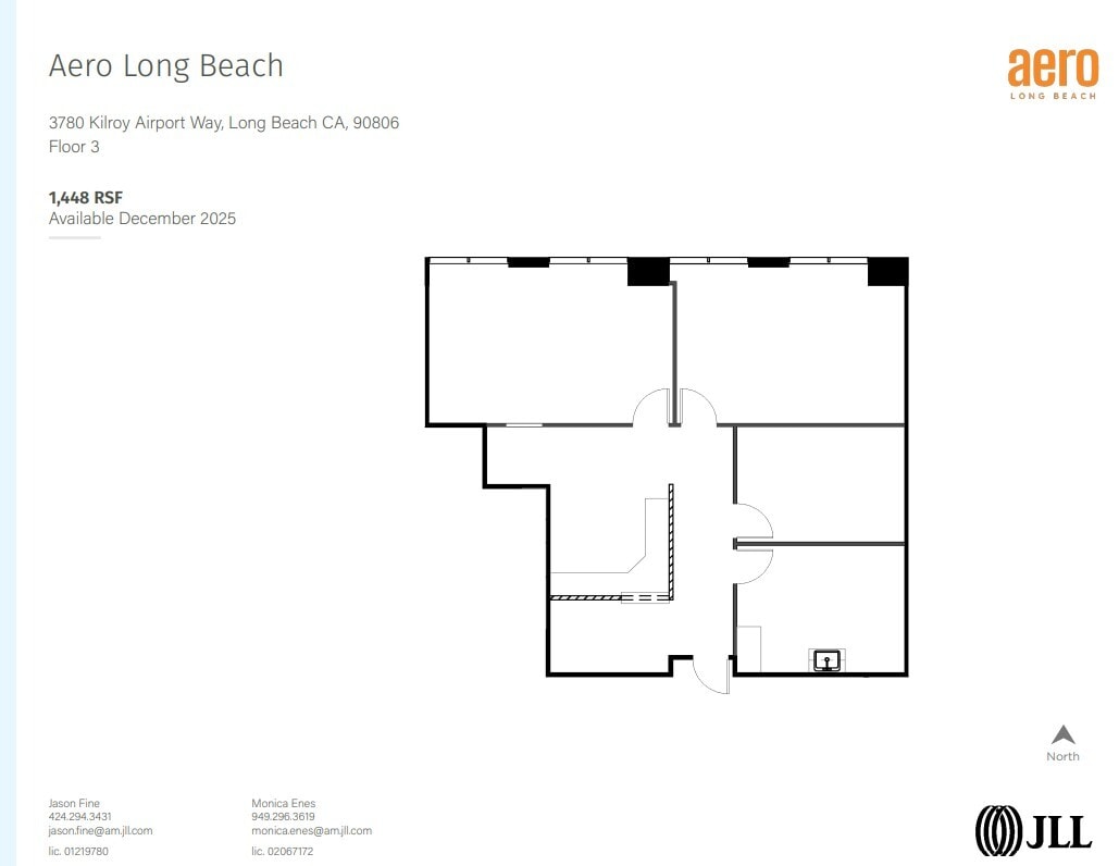 3900 Kilroy Airport Way, Long Beach, CA for lease Floor Plan- Image 1 of 1