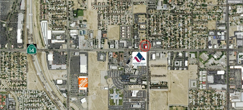 1505 W Avenue J, Lancaster, CA for lease - Aerial - Image 2 of 4