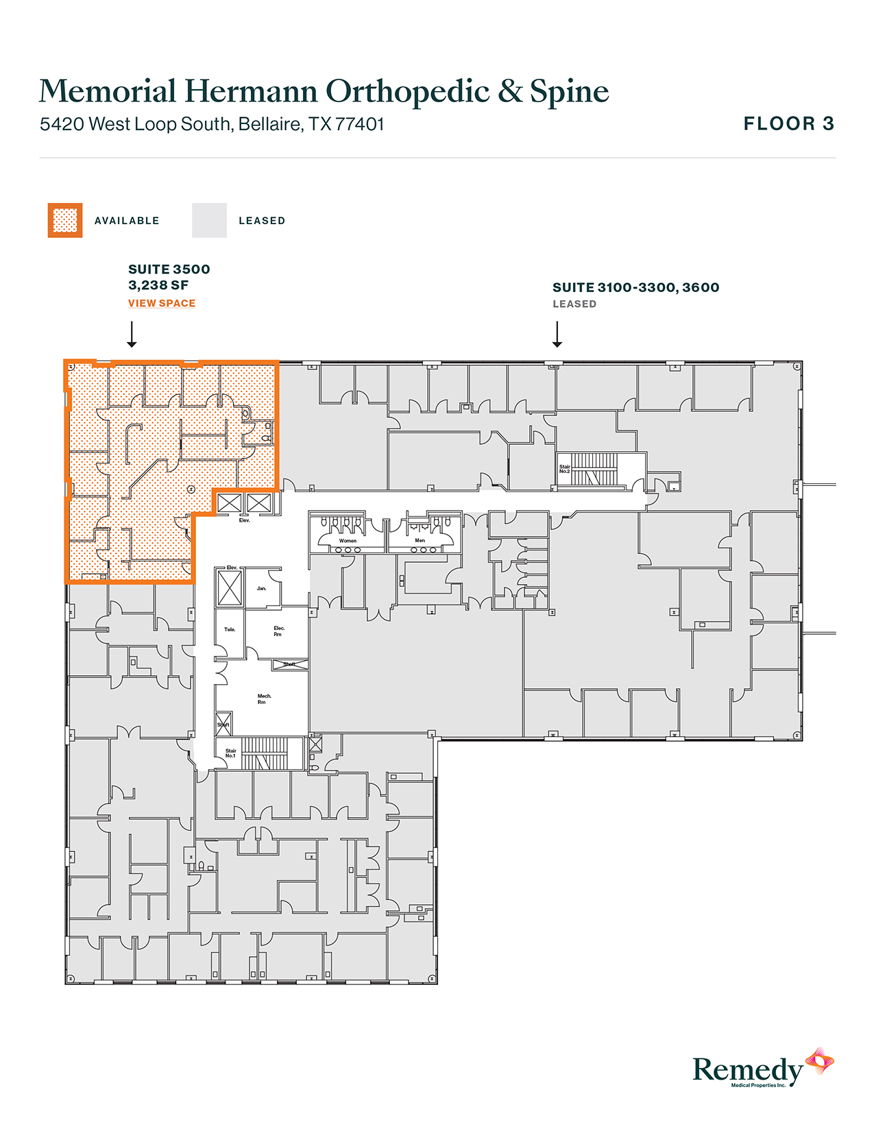 5420 West Loop S, Bellaire, TX for lease Floor Plan- Image 1 of 1