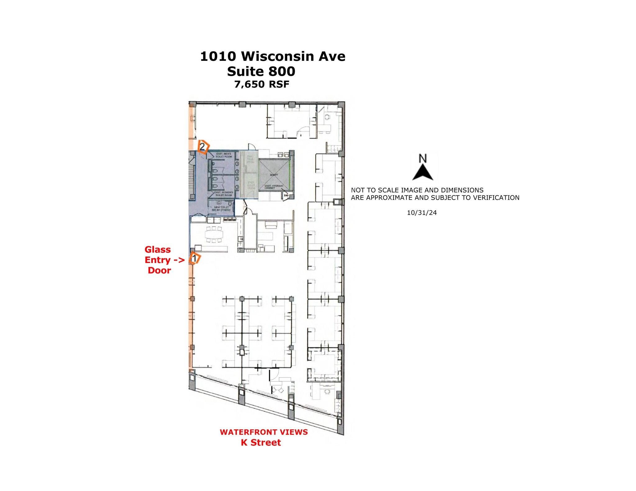 1000-1010 Wisconsin Ave NW, Washington, DC for lease Site Plan- Image 1 of 1