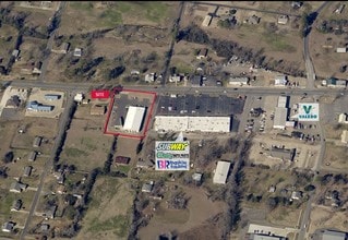1082 Main St, Vilonia, AR - AERIAL  map view
