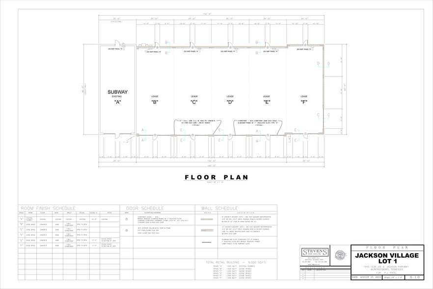 1516-1536 Joe B Jackson Pky, Murfreesboro, TN for lease - Site Plan - Image 2 of 3