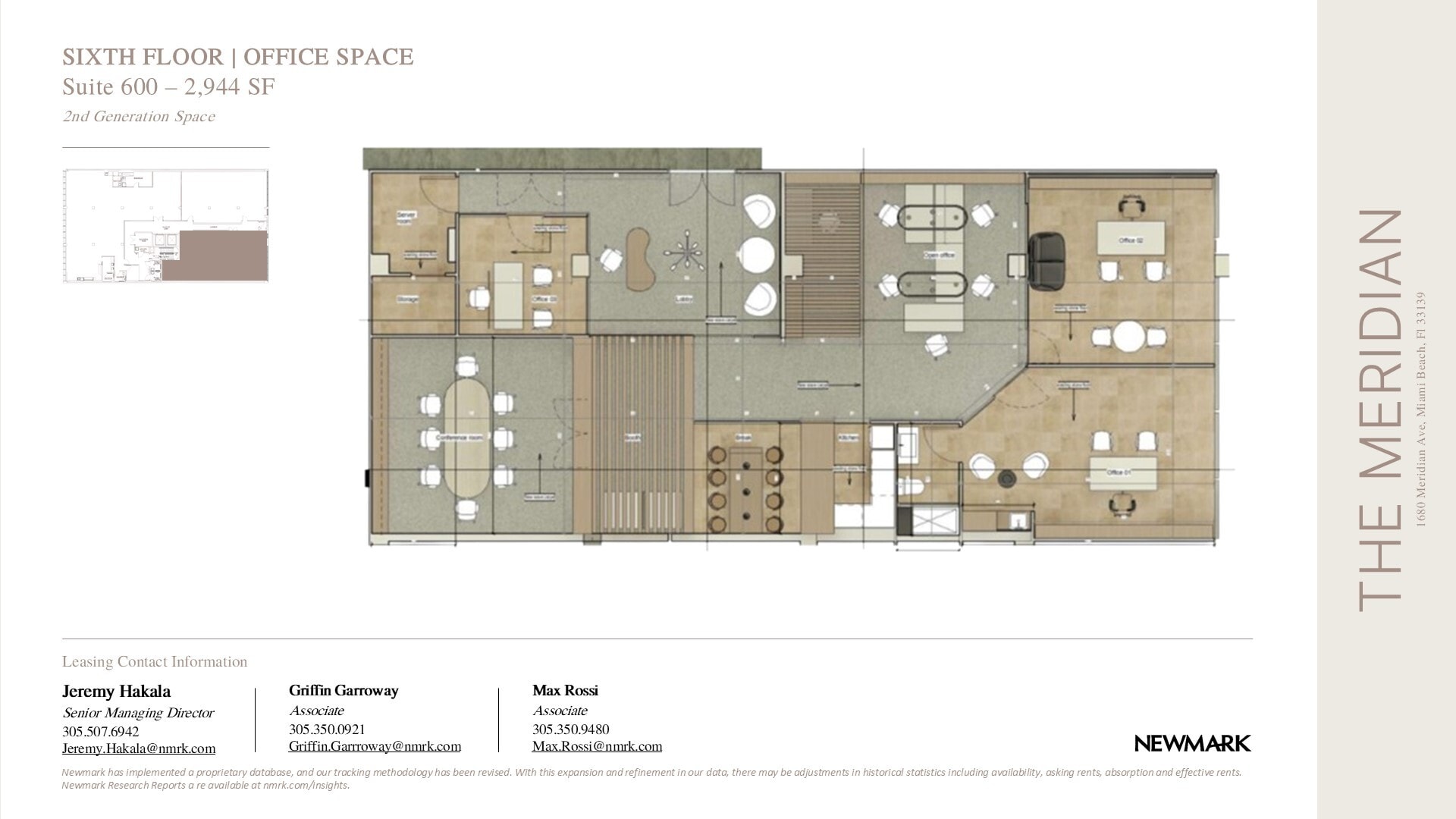 1680 Meridian Ave, Miami Beach, FL for lease Floor Plan- Image 1 of 1