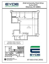 2140 University Park Dr, Okemos, MI for lease Floor Plan- Image 1 of 1