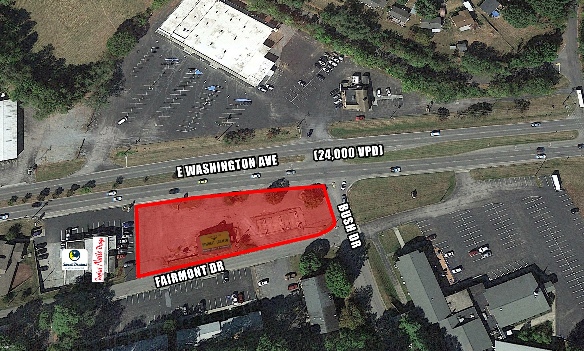 1333 E Washington Ave, Vinton, VA for sale Aerial- Image 1 of 1