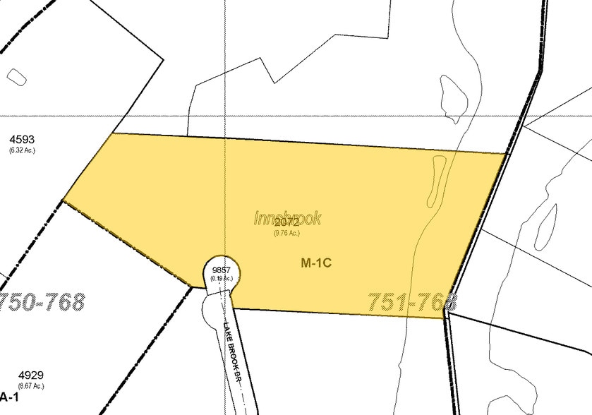 4851 Lake Brook Dr, Glen Allen, VA for lease - Plat Map - Image 2 of 20