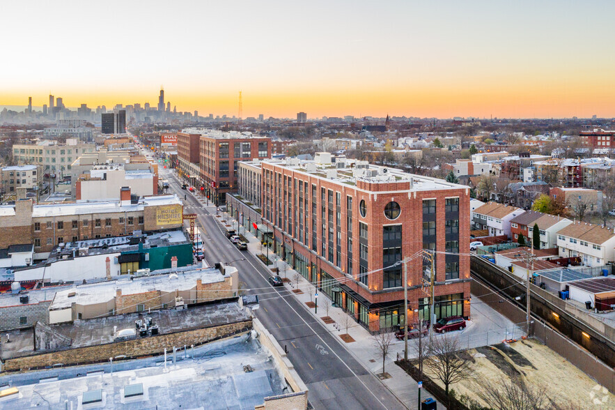 2500 N Milwaukee Ave, Chicago, IL for lease - Aerial - Image 3 of 4