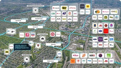 2401 Genesee St, Cheektowaga, NY - AERIAL  map view