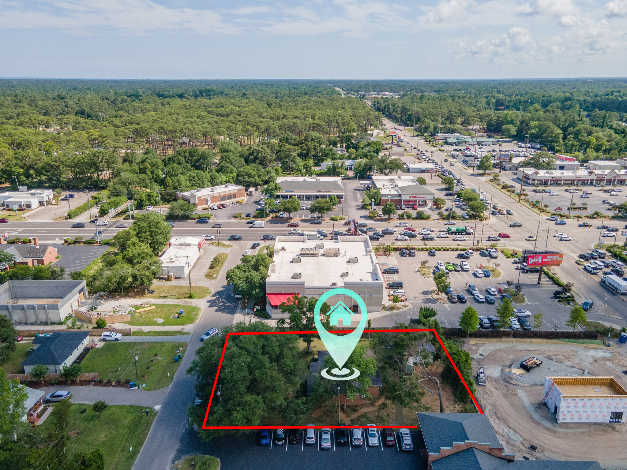 212 S 47th St, Wilmington, NC for sale Aerial- Image 1 of 6