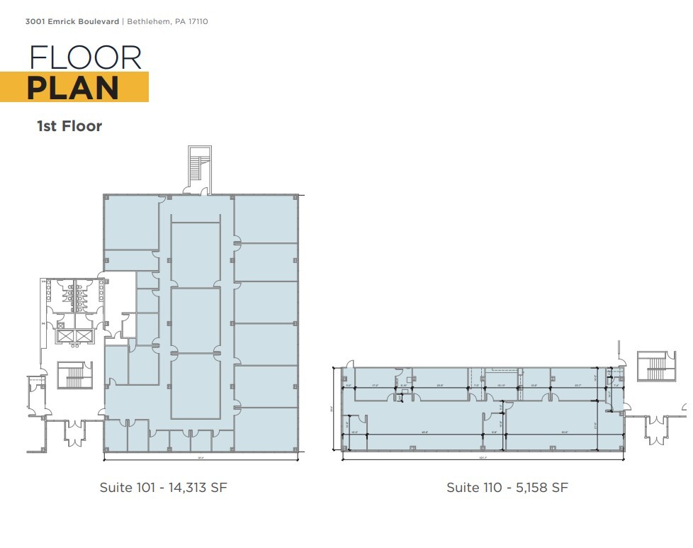 3001 Emrick Blvd, Bethlehem, PA for lease Floor Plan- Image 1 of 1