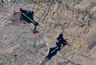 2340 E Granite Dells Rd, Prescott, AZ - aerial  map view