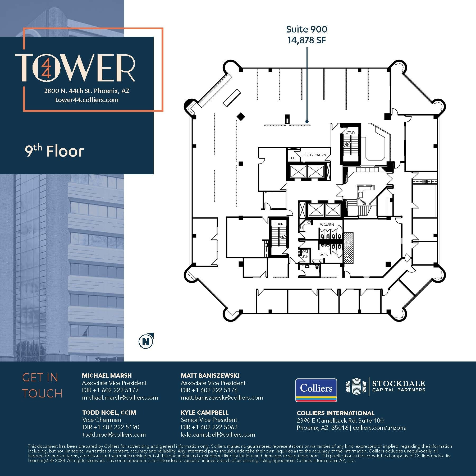 2800 N 44th St, Phoenix, AZ for lease Floor Plan- Image 1 of 1