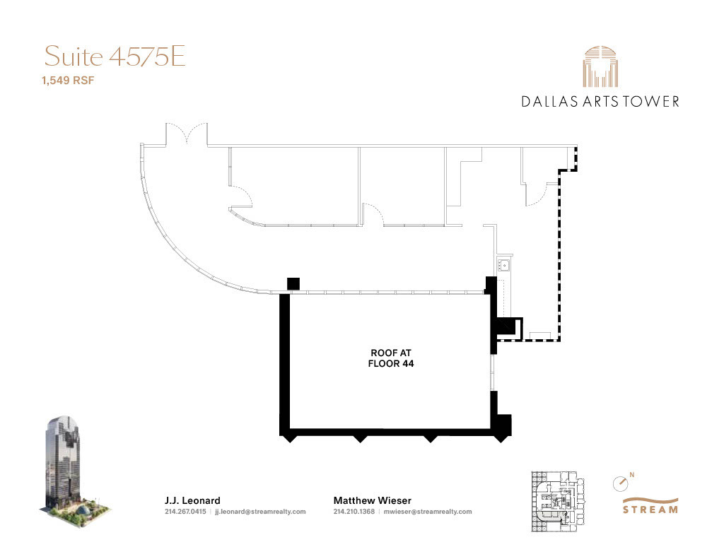 2200 Ross Ave, Dallas, TX for lease Floor Plan- Image 1 of 1