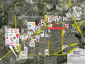 510-548 S Saginaw Blvd, Saginaw, TX - aerial  map view