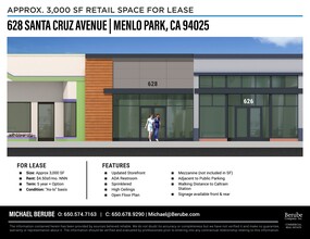 628 Santa Cruz Ave, Menlo Park, CA for lease Site Plan- Image 1 of 1