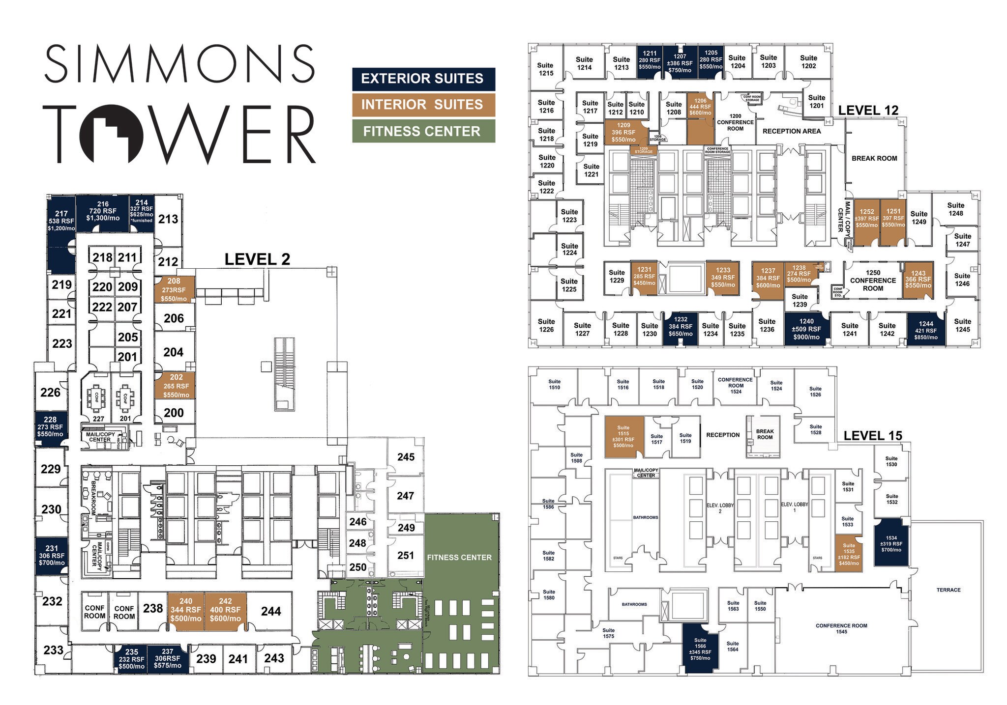 425 W Capitol Ave, Little Rock, AR for lease Floor Plan- Image 1 of 10