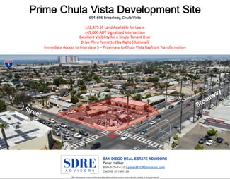 More details for 694-696 Broadway, Chula Vista, CA - Land for Lease