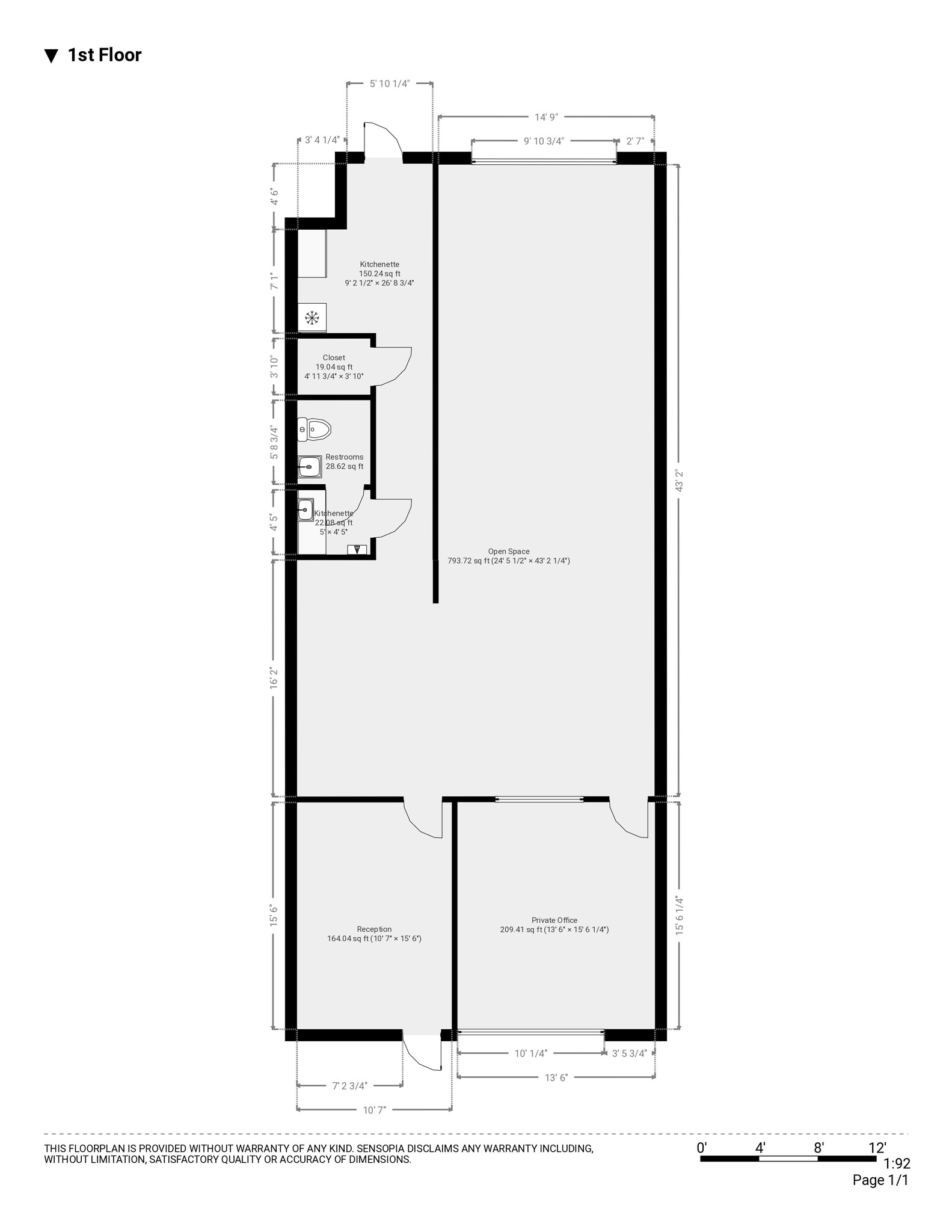 6400-6464 NW 5th Way, Fort Lauderdale, FL for lease Floor Plan- Image 1 of 1
