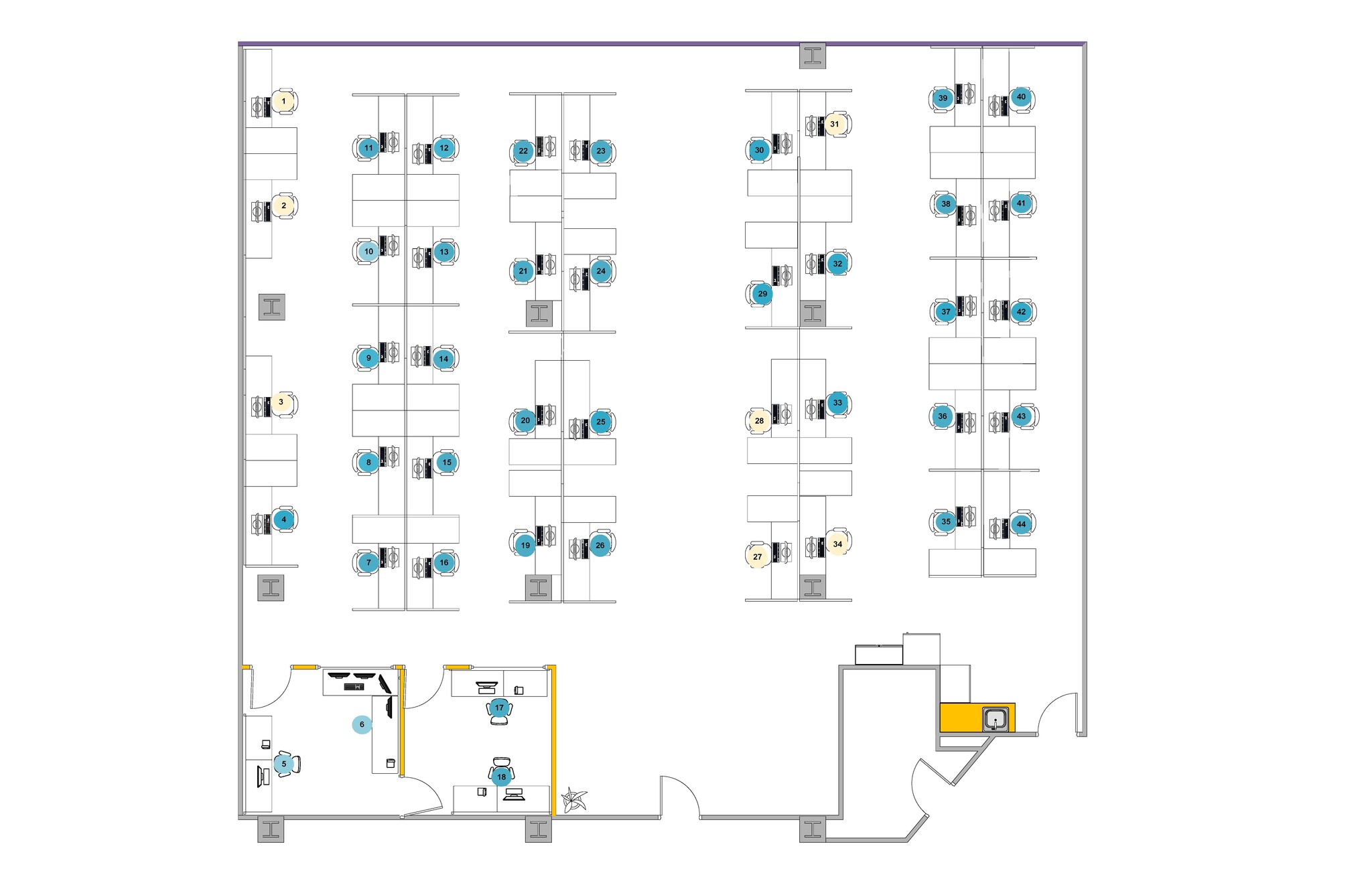 818 W 7th St, Los Angeles, CA for lease Floor Plan- Image 1 of 1