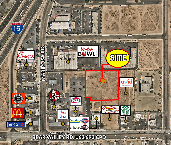 Bear Valley Rd & Mariposa Rd, Victorville, CA for sale - Building Photo - Image 1 of 1