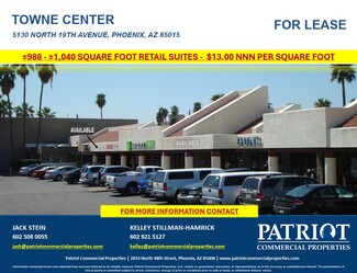 More details for 5130 N 19th Ave, Phoenix, AZ - Retail for Lease