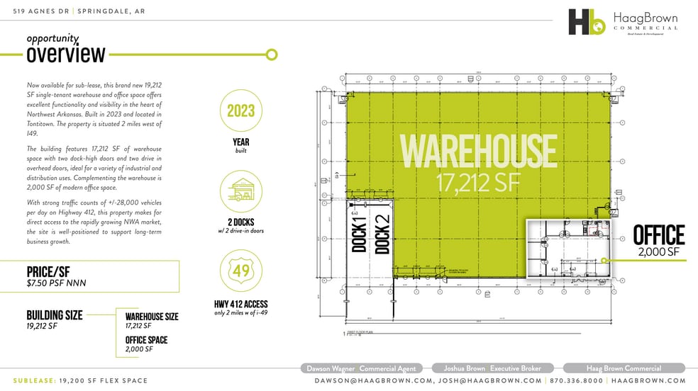 519 Agnes Dr, Springdale, AR for lease - Building Photo - Image 3 of 7