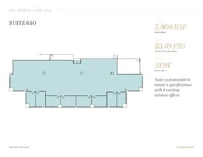 301 N Lake Ave, Pasadena, CA for lease Floor Plan- Image 1 of 1