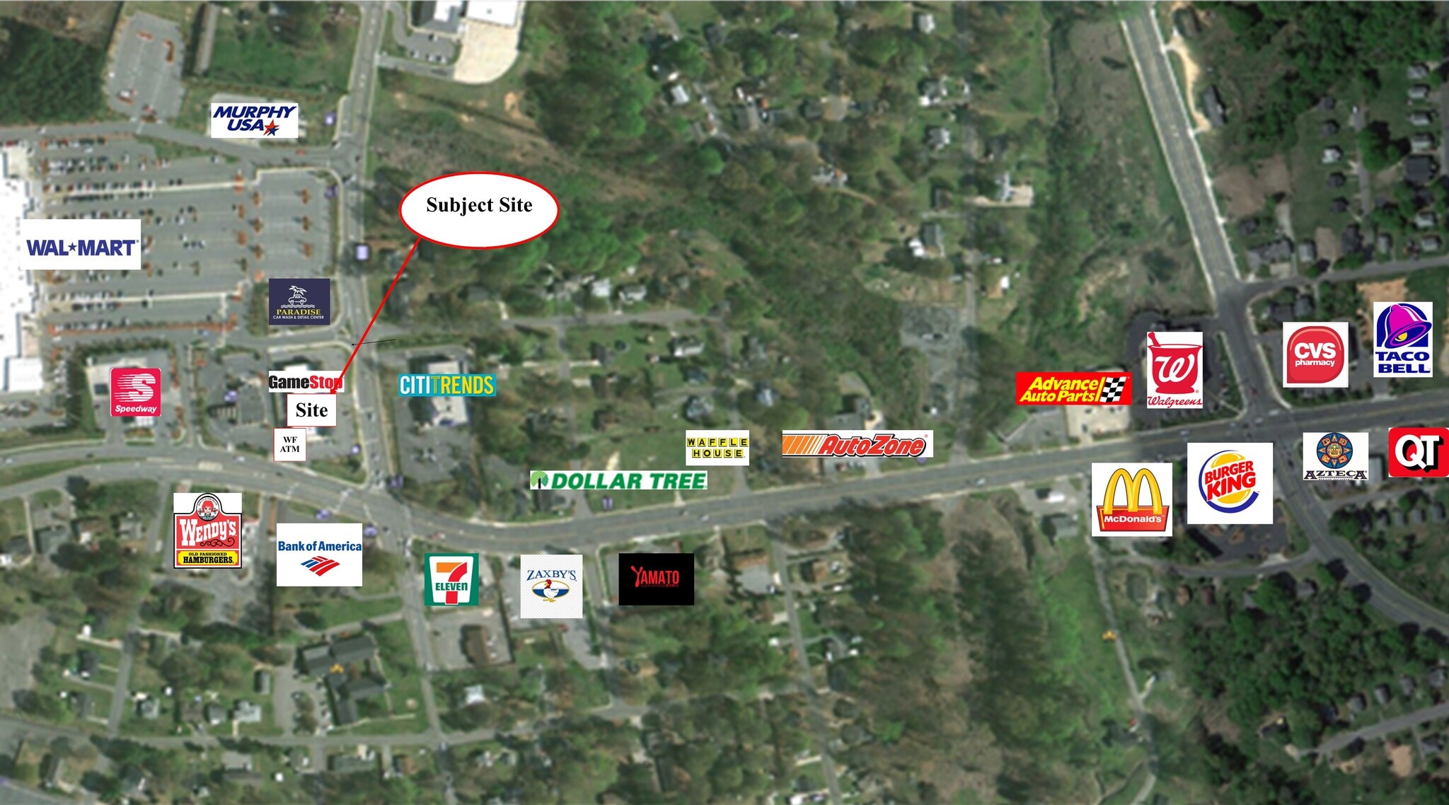 117 N Myrtle School Rd, Gastonia, NC for lease Map- Image 1 of 2