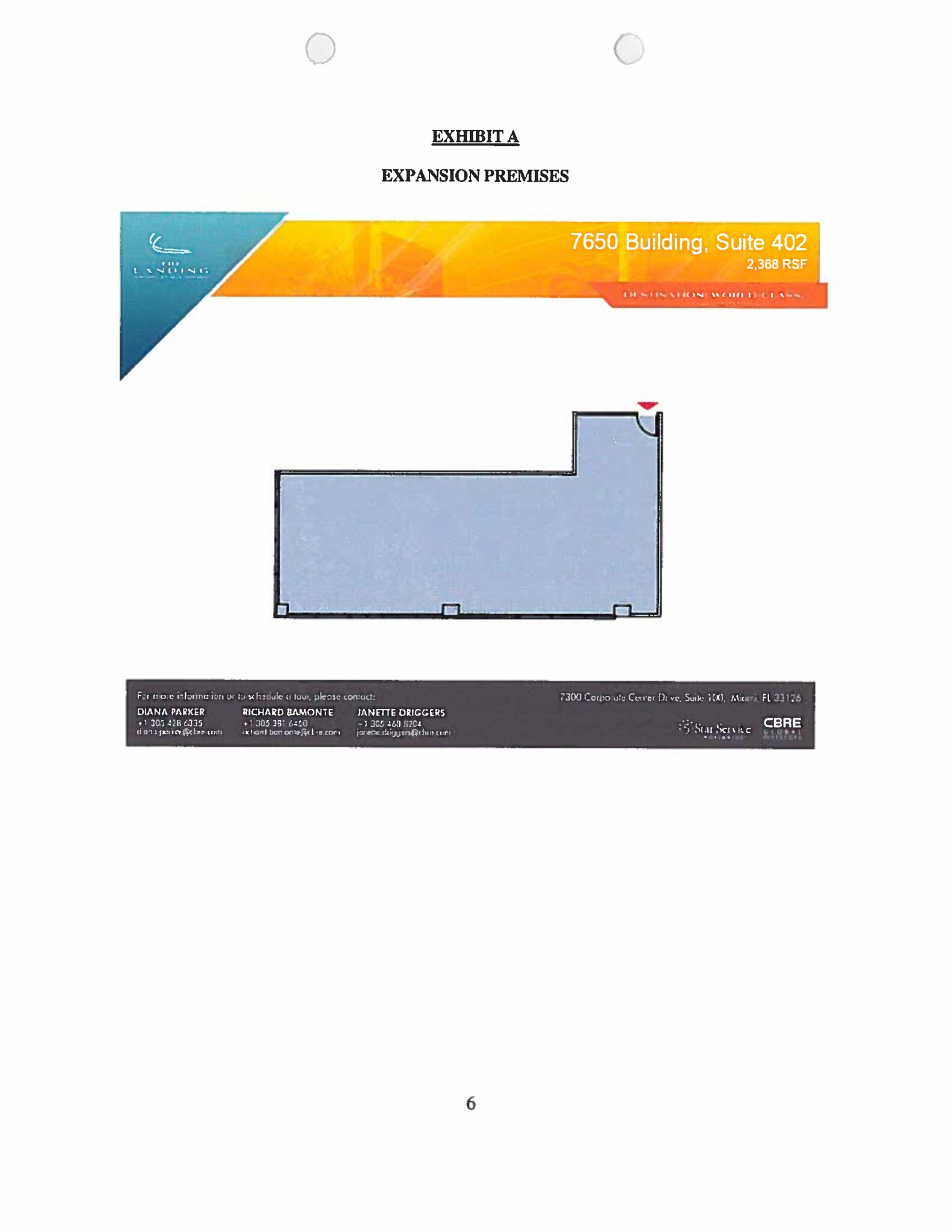 7200 Corporate Center Dr, Miami, FL for lease Site Plan- Image 1 of 1