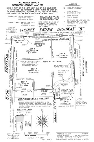 More details for Corporate Ridge Industrial Lots for Sale – Land for Sale, Genoa City, WI