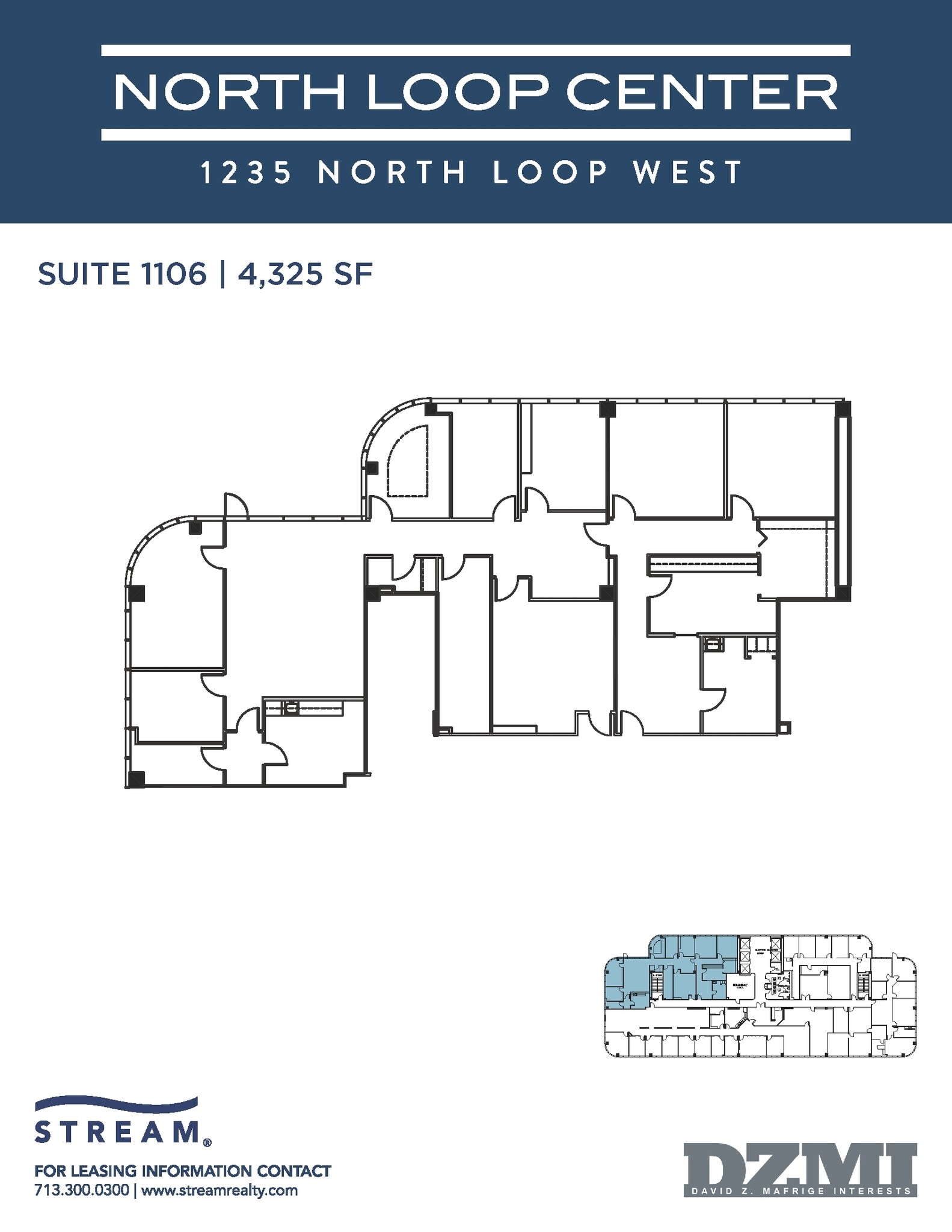 1235 North Loop W, Houston, TX for lease Floor Plan- Image 1 of 1