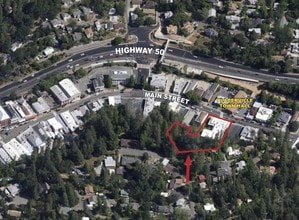 550 Main St, Placerville, CA - aerial  map view