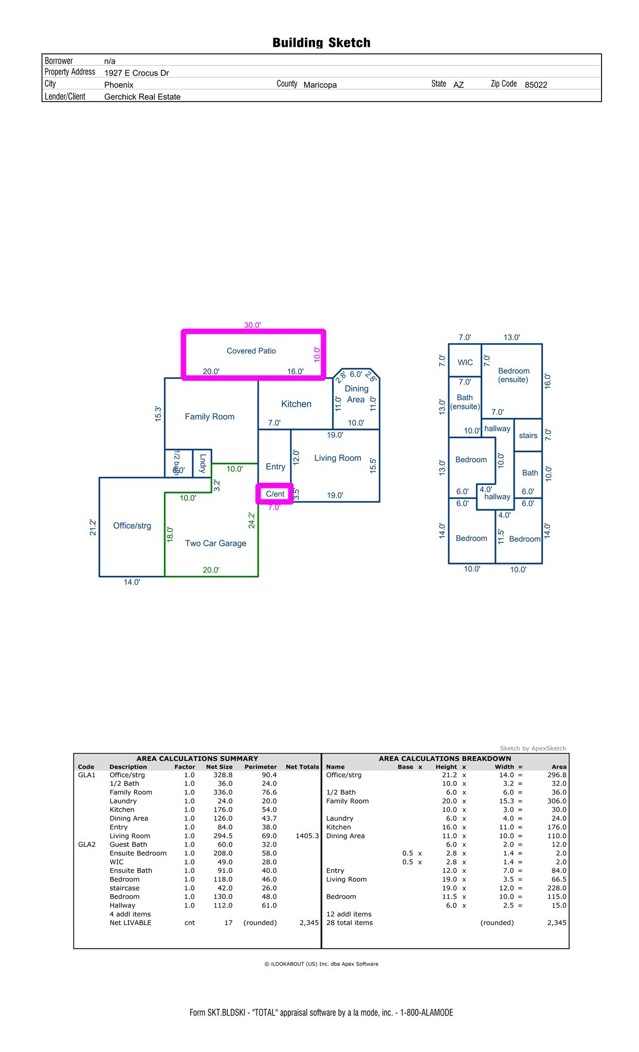 1927 E Crocus Dr, Phoenix, AZ for lease Site Plan- Image 1 of 50