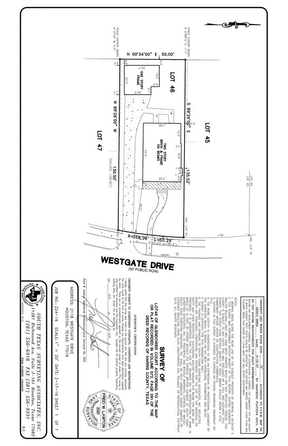 2118 Westgate Dr, Houston, TX 77019 Land for Sale