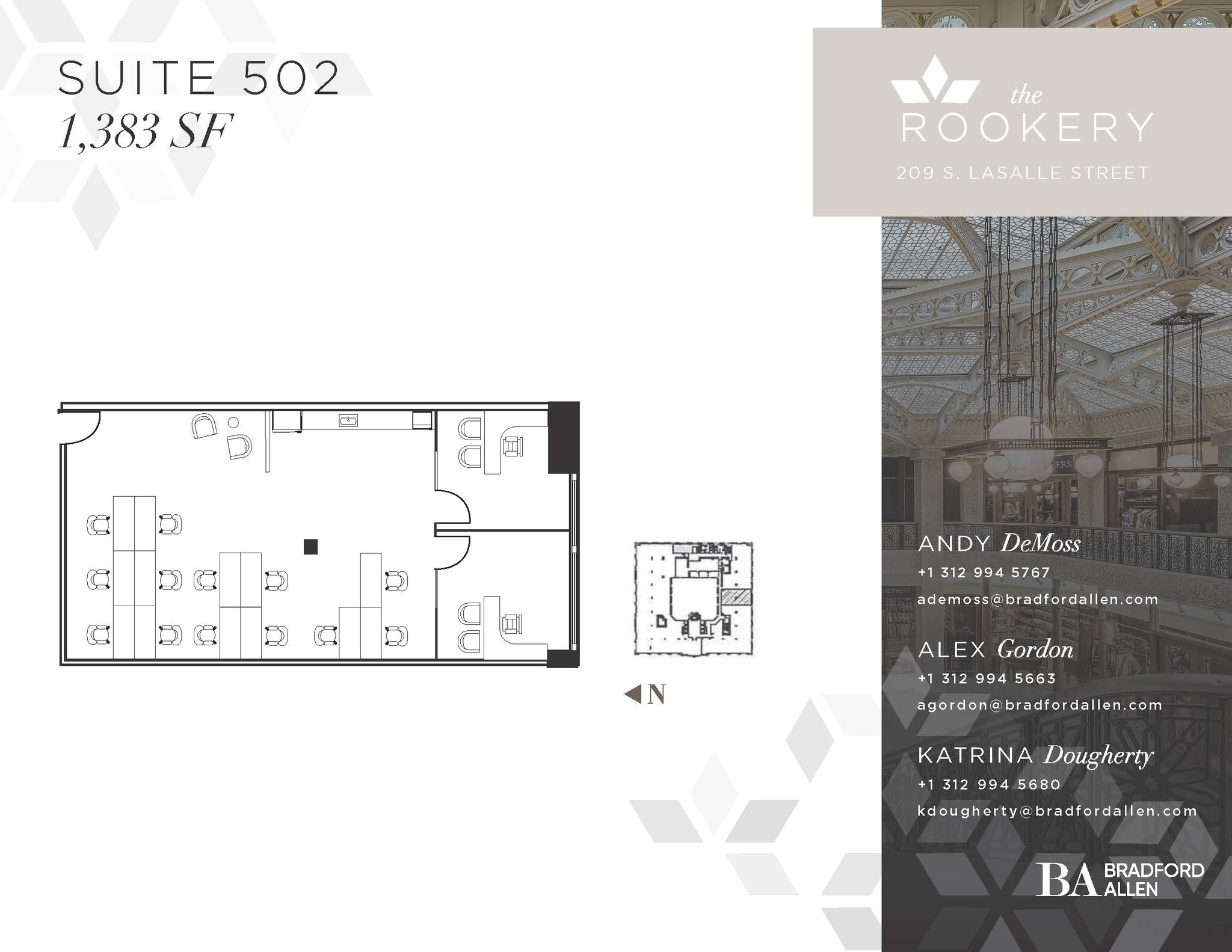 209 S LaSalle St, Chicago, IL for lease Floor Plan- Image 1 of 2