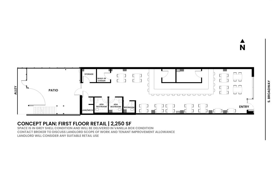 3465 S Broadway, Englewood, CO for lease - Floor Plan - Image 2 of 4