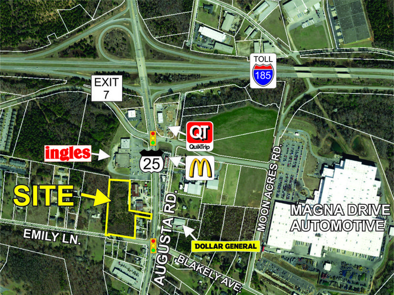 Augusta Rd & Emily Ln, Piedmont, SC for sale - Primary Photo - Image 1 of 1