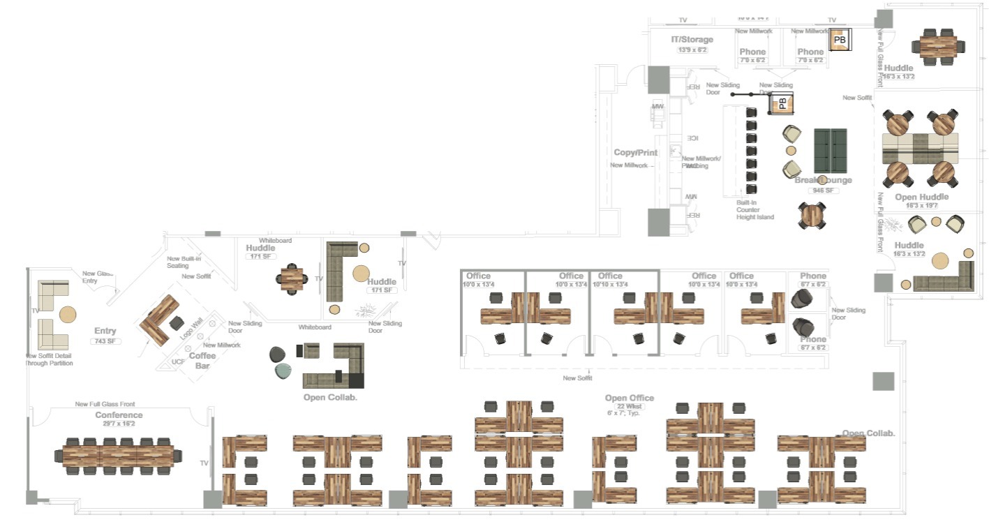 171 17th St NW, Atlanta, GA for lease Floor Plan- Image 1 of 2