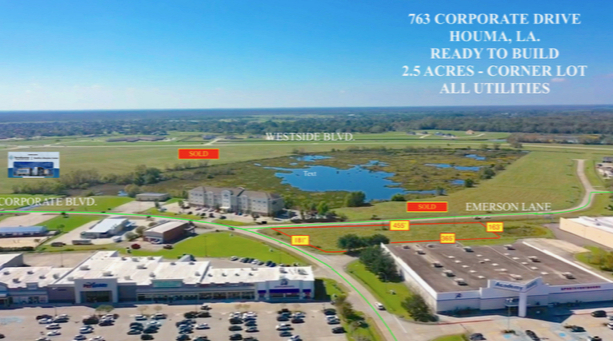 763 Corporate Dr, Houma, LA for sale Aerial- Image 1 of 2