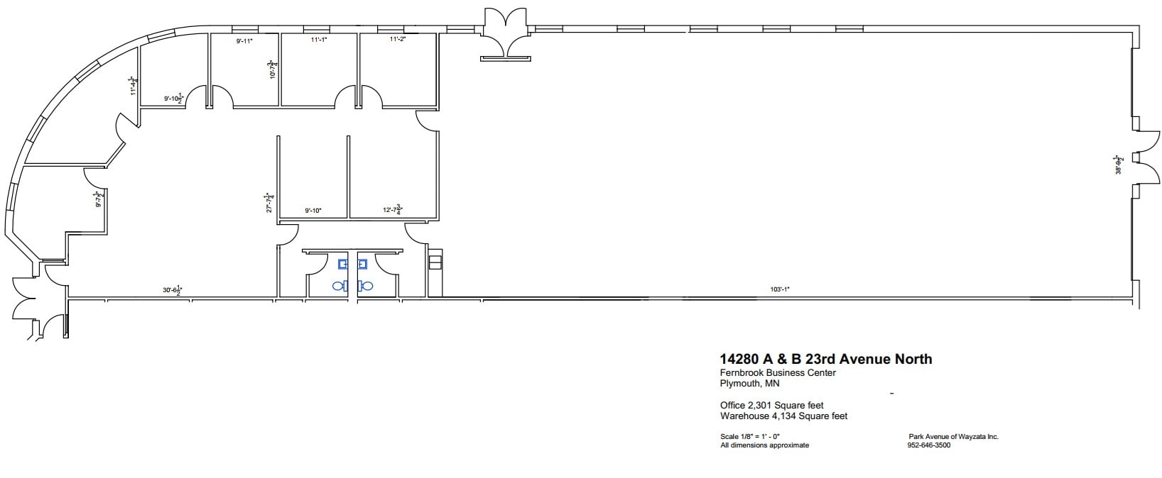 14200-14280 N 23rd Ave, Plymouth, MN for lease Floor Plan- Image 1 of 1