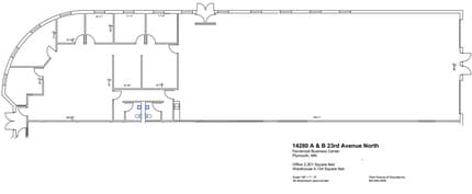 14200-14280 N 23rd Ave, Plymouth, MN for lease Floor Plan- Image 1 of 1