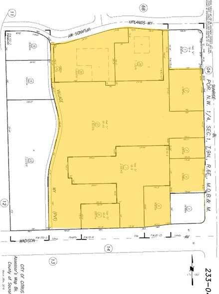 7811-7845 Madison Ave, Citrus Heights, CA for lease - Plat Map - Image 2 of 5