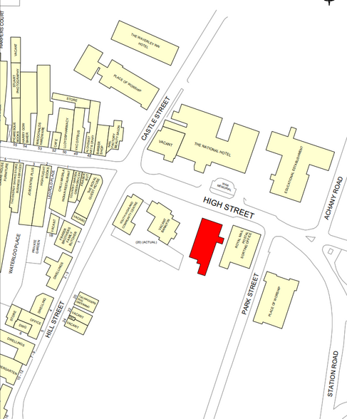 High St, Dingwall for sale - Goad Map - Image 2 of 2