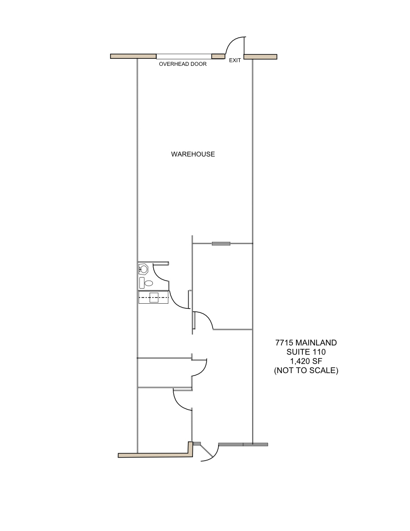 7715 Mainland Dr, San Antonio, TX for lease Floor Plan- Image 1 of 1