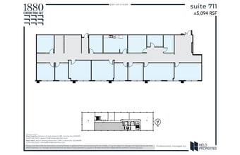 1880 Century Park E, Los Angeles, CA for lease Floor Plan- Image 2 of 2