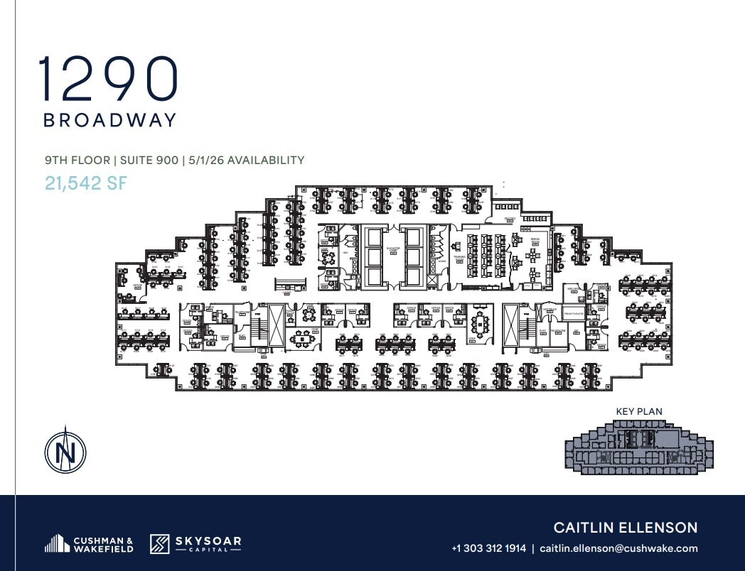 1290 Broadway, Denver, CO for lease Floor Plan- Image 1 of 1